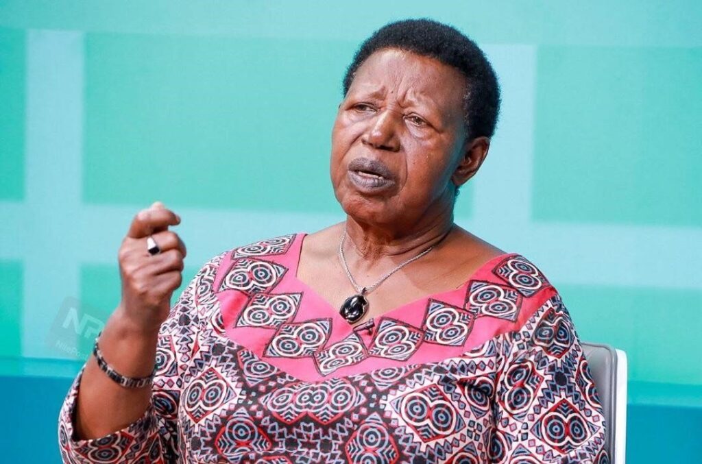 Video: Miria Matembe scolds media on Frontline: “Silly” debates distract from national crises. Matembe